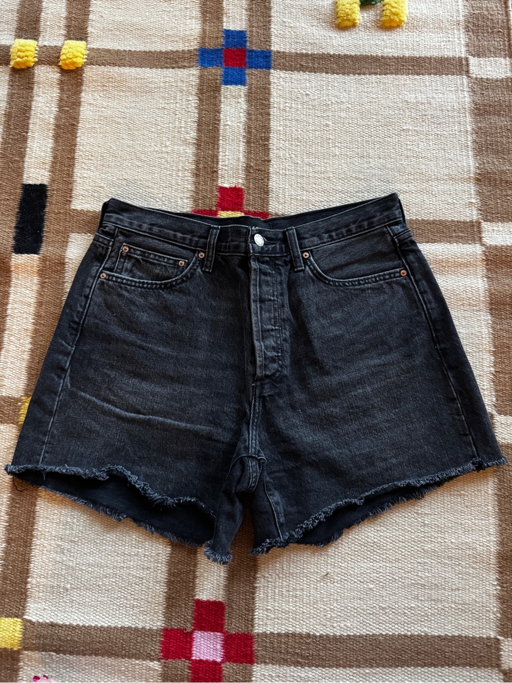Aritzia / Denim Forum Ex Boyfriend Midi Short